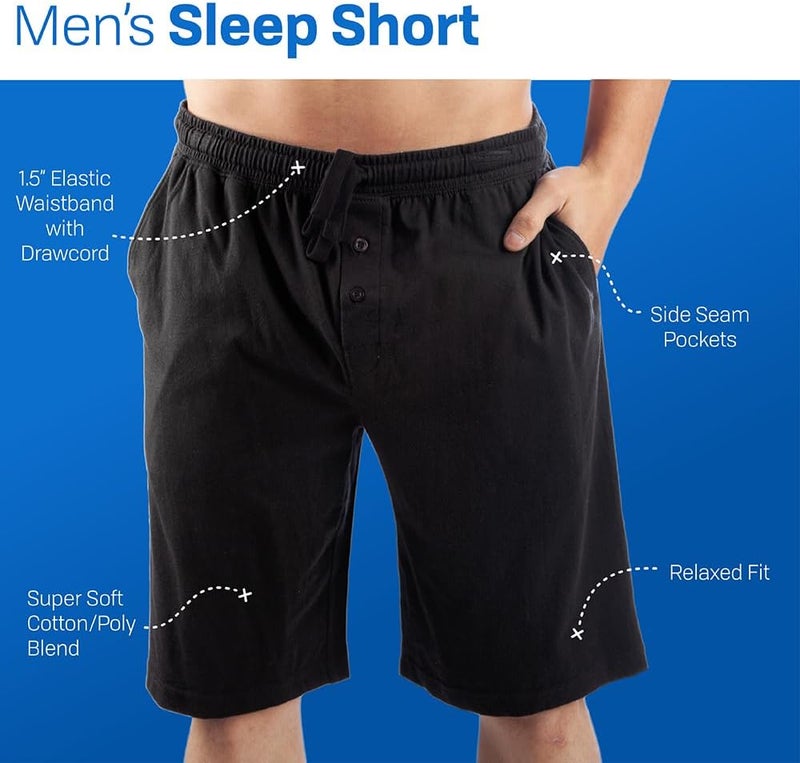 Bio World Jurassic Park T-Rex Men's Black Sleep Pajama Shorts - Image 4